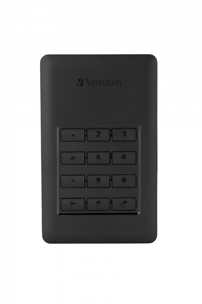 Verbatim 53403 2TB Store `n` Go Secure with Keypad Access külső winchester