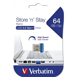 Verbatim 64GB USB 3.2 kék Store "n" Stay Flash Drive