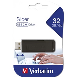 Verbatim 98697 PIN STRIPE 32GB USB 2.0 fekete Flash Drive