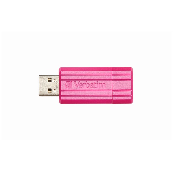 Verbatim 49056 PIN STRIPE Store`n`Go 32GB USB 2.0 pink Flash Drive