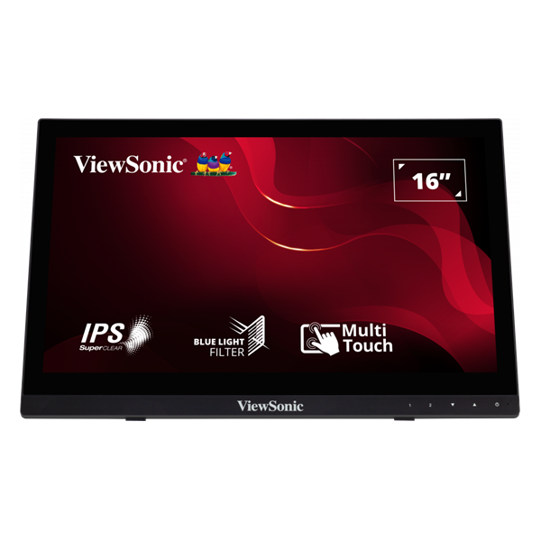 ViewSonic 16" TD1630-3 Touch HD TN HDMI/USB/VGA érintőkijelzős monitor