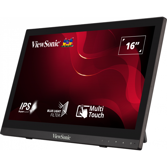 ViewSonic 16" TD1630-3 Touch HD TN HDMI/USB/VGA érintőkijelzős monitor