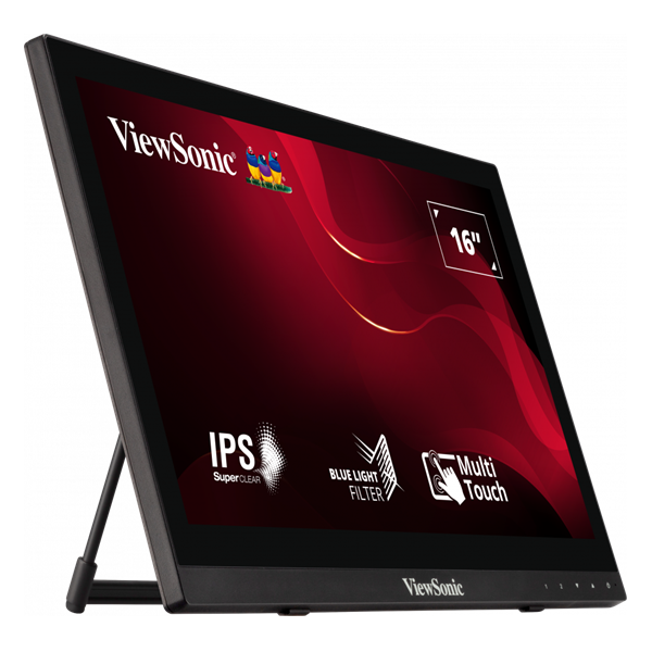 ViewSonic 16" TD1630-3 Touch HD TN HDMI/USB/VGA érintőkijelzős monitor