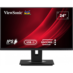 ViewSonic 23,8" VG2456 FHD IPS HDMI/DP/RJ45/USB/USB-C fekete LED monitor