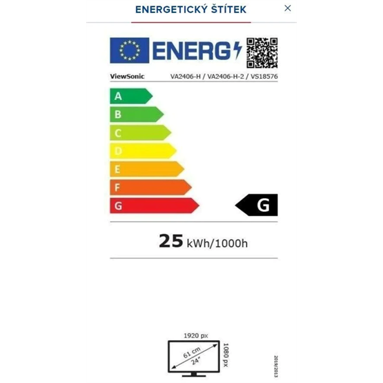 ViewSonic 24" TD2465 Touch FHD VA DP/HDMI/VGA/USB érintőképernyős monitor
