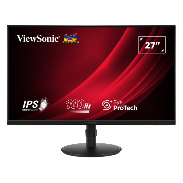 ViewSonic 27" VG2708A FHD IPS 100Hz HDMI/VGA/DP/USB fekete monitor