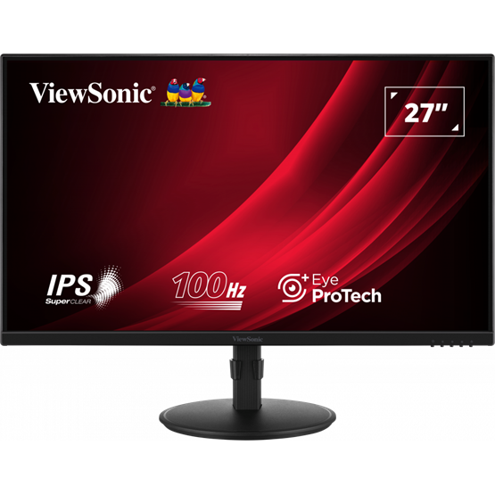 ViewSonic 27" VG2708A FHD IPS 100Hz HDMI/VGA/DP/USB fekete monitor