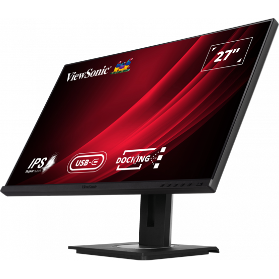 ViewSonic 27" VG2756-4K UHD IPS HDMI/DP/USB-C/USB/RJ45 fekete LED monitor
