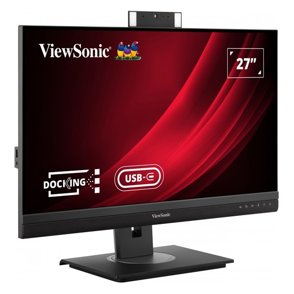 ViewSonic 27" VG2756V-2K QHD IPS HDMI/DP/R45/USB/USB-C fekete LED monitor