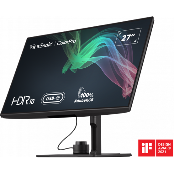 ViewSonic 27" VP2786-4K UHD IPS DP/HDMI/USB/USB-C fekete LED monitor