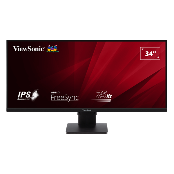 ViewSonic 34" VA3456-MHDJ WQHD IPS DP/HDMI monitor