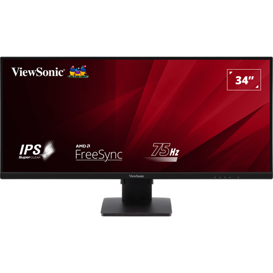 ViewSonic 34" VA3456-MHDJ WQHD IPS DP/HDMI monitor