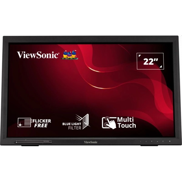 ViewSonic 21,5" TD2223 FHD TN VGA/DVI/HDMI/USB hordozható monitor
