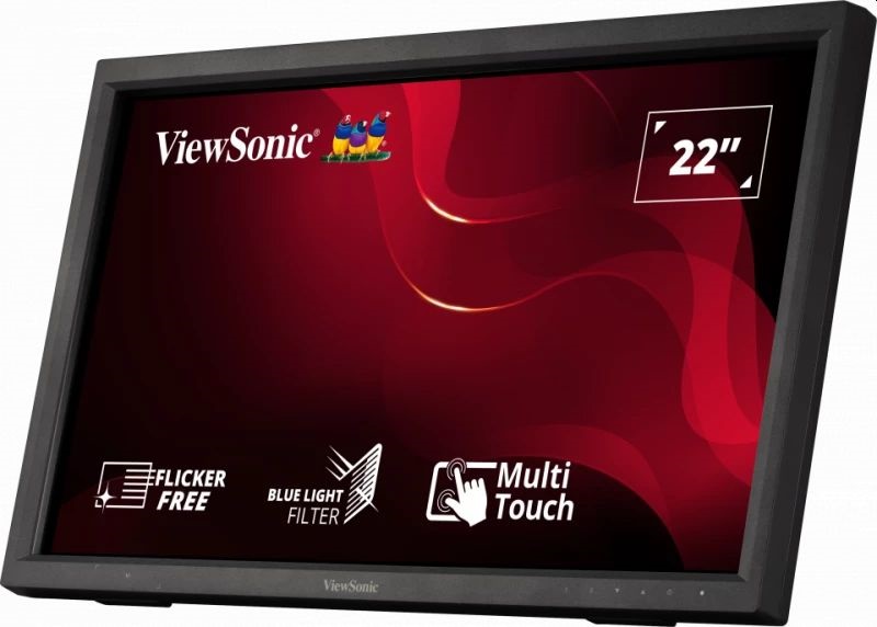 ViewSonic 21,5" TD2223 FHD TN VGA/DVI/HDMI/USB hordozható monitor