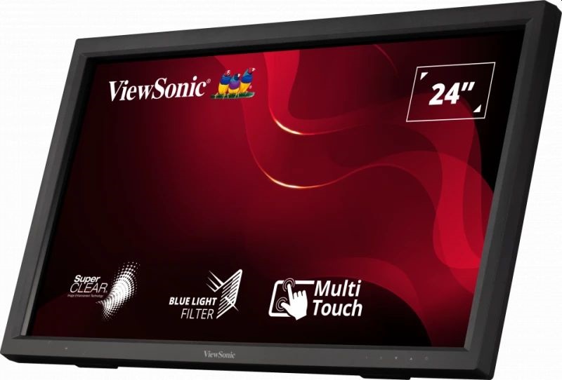 ViewSonic 23,6" TD2423 FHD VA VGA/DVI/HDMI/USB hordozható monitor