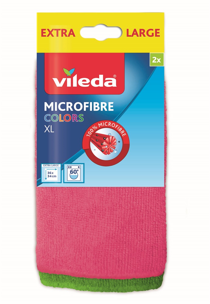 Vileda Color 2 színű mikroszálas törlőkendő