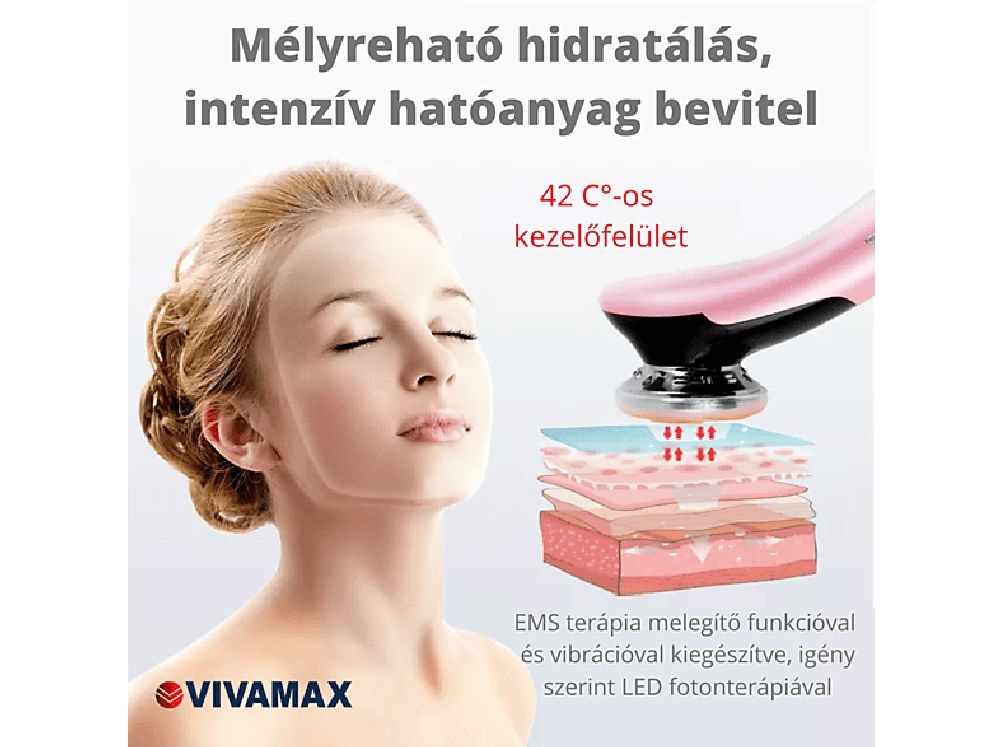 Vivamax GYVAK1 Hot&Cool EMS technológiával arckezelő készülék