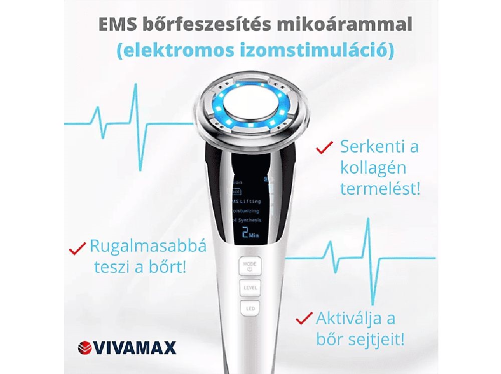 Vivamax GYVAK1 Hot&Cool EMS technológiával arckezelő készülék