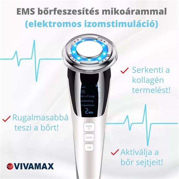 Vivamax GYVAK1 Hot&Cool EMS technológiával arckezelő készülék