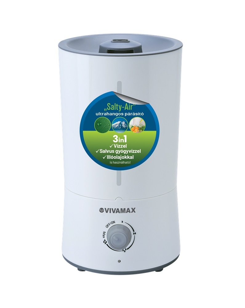 Vivamax GYVH47 Salty-Air „Compact” 3 az 1-ben ultrahangos párásító
