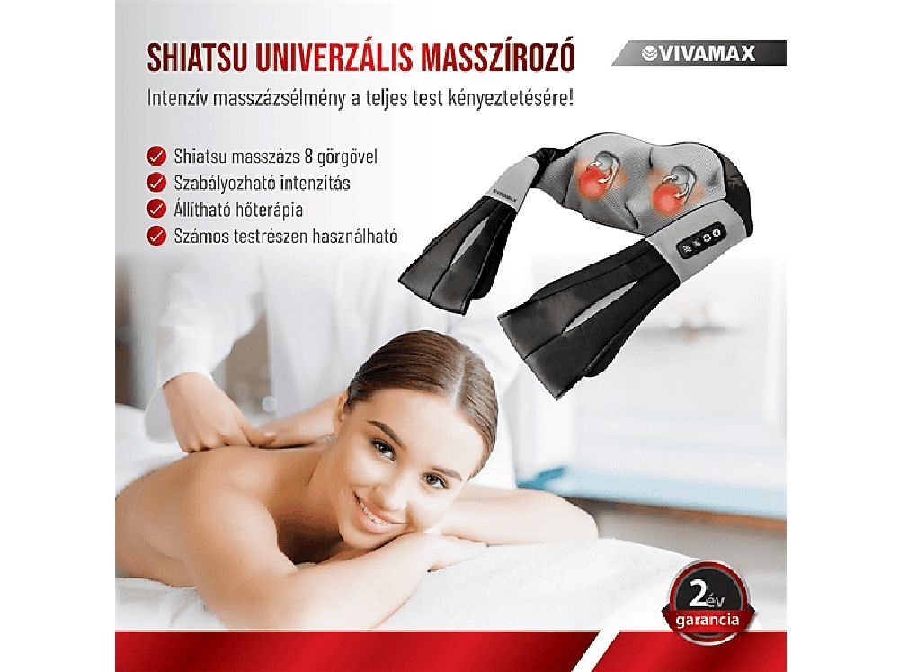 Vivamax GYVM42 Shiatsu univerzális masszírozó