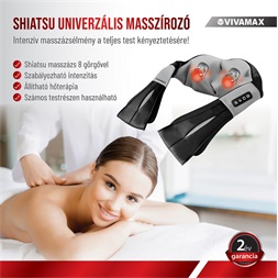 Vivamax GYVM42 Shiatsu univerzális masszírozó