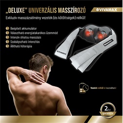Vivamax GYVM43 "DeLuxe" akkumulátorral univerzális masszírozó