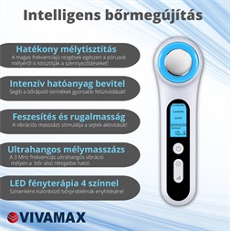 Vivamax GYVUM4 SkinMax Ultrahangos  fényterápiával mélymasszázs készülék