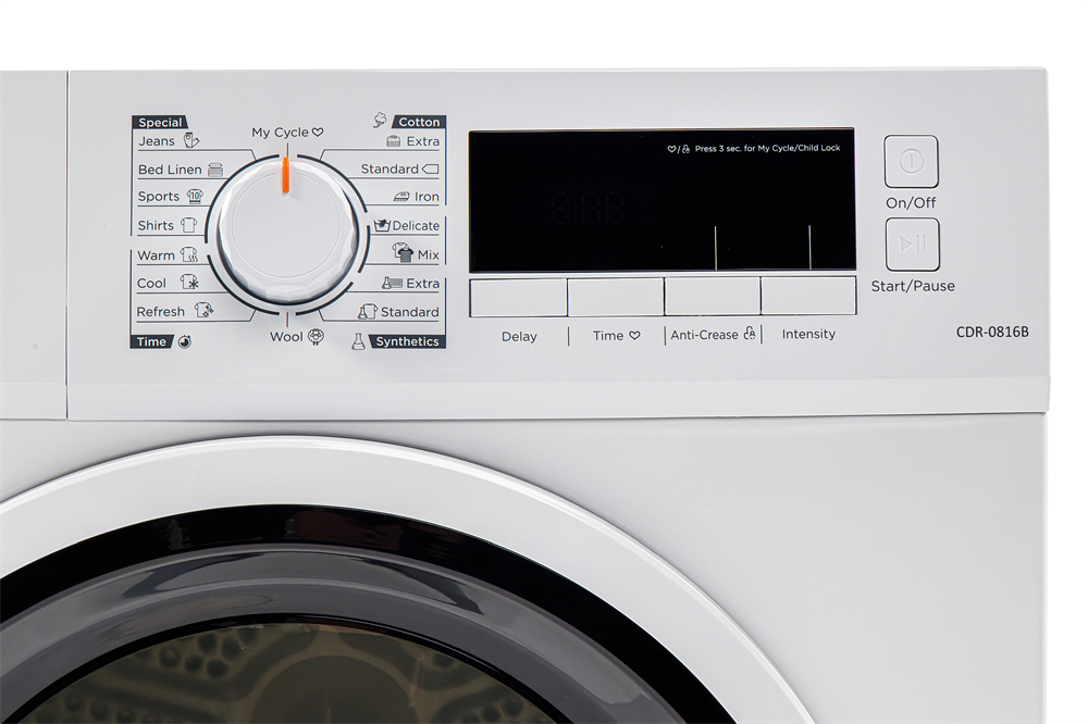 Vivax CDR-0816B  fehér, 8 kg, kondenzációs, szárítógép
