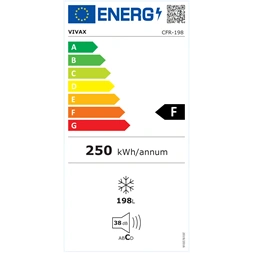 Vivax CFR-198 fehér, Fagyasztó:198L, fagyasztóláda