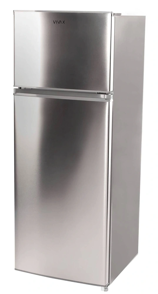 Vivax DD-207E X inox, felülfagyasztós, Hűtő:163L, Fagyasztó:41L, hűtőszekrény (Használt - B)