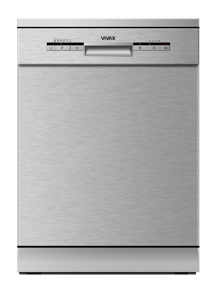 Vivax DW-601663B X inox, programok száma: 6, szabadonálló, 14 terítékes mosogatógép 