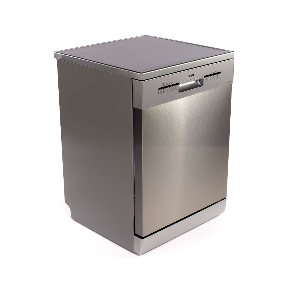 Vivax DW-601663B X inox, programok száma: 6, szabadonálló, 14 terítékes mosogatógép 