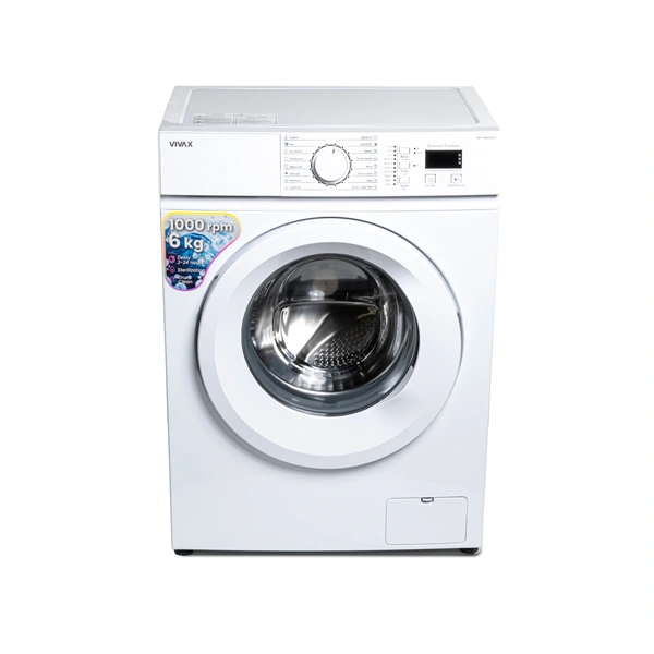 Vivax WFL-100616CDSI fehér, elöltöltős, max.1000ford., 6kg, keskeny mosógép (Újszerű)