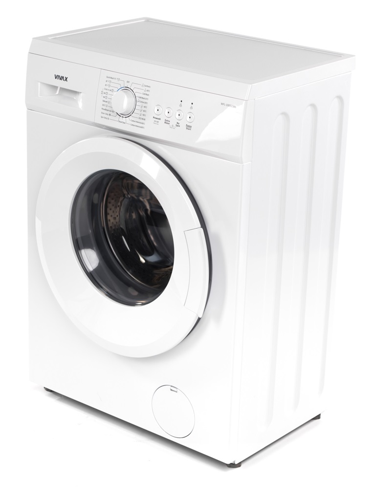Vivax WFL-100523BS fehér, elöltöltős, szuperkeskeny, max.1000ford., 5 kg, mosógép