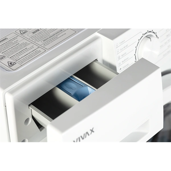 Vivax WFL-100616CSI fehér, elöltöltős, max.1000ford., 6kg, keskeny mosógép