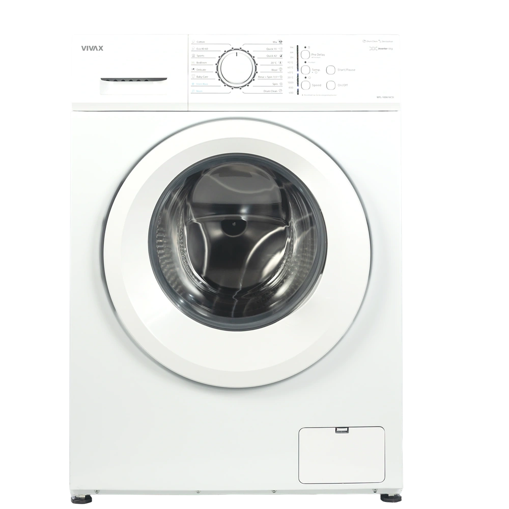 Vivax WFL-100616CSI fehér, elöltöltős, max.1000ford., 6kg, keskeny mosógép