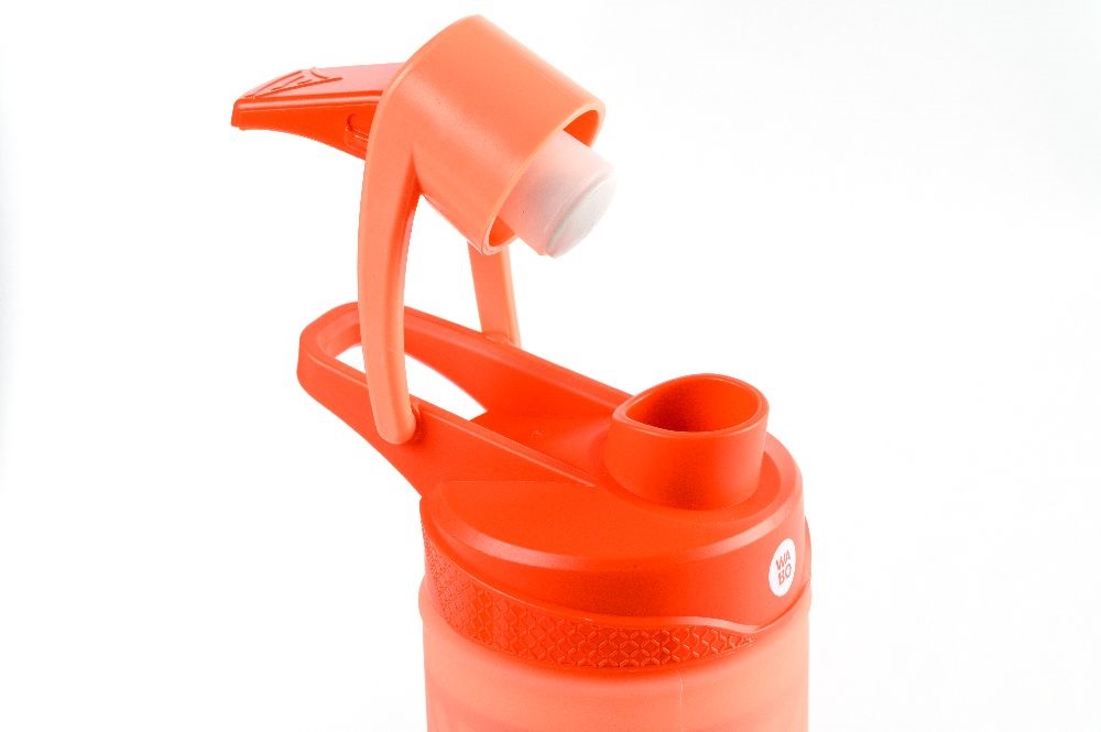 Wabo 450ml korall üveg csatos kulacs