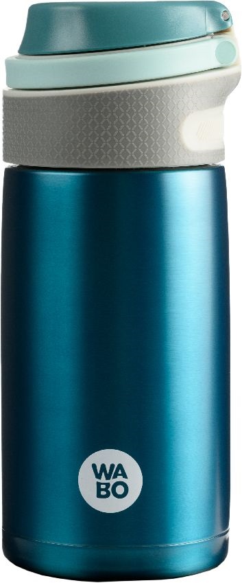 Wabo acél fedeles 350ml kék termosz