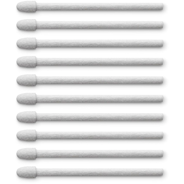 Wacom ACK22213 (Intuos Pro/Cintiq Pro/MobilStudio Pro/Pro Pen2/3D) Felt Pen Nibs 10db-os fehér tollhegy szett
