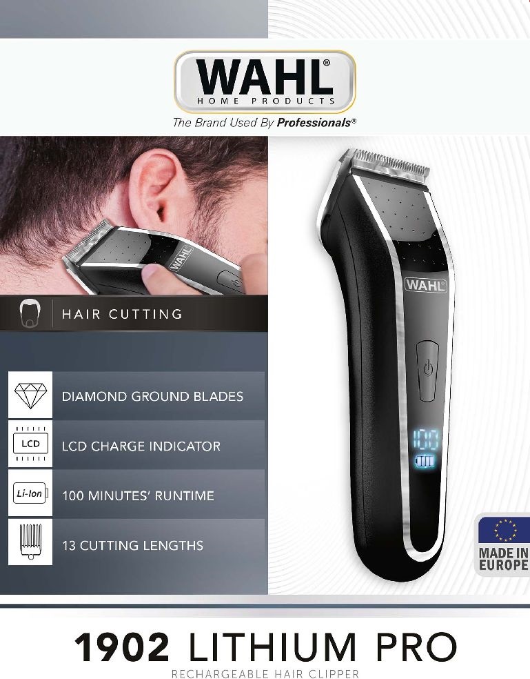 Wahl Color Lithium Pro LCD vezeték nélküli hajvágó