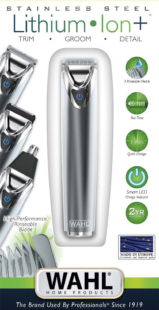Wahl Stainless Steel vezeték nélküli testszőrzetnyíró