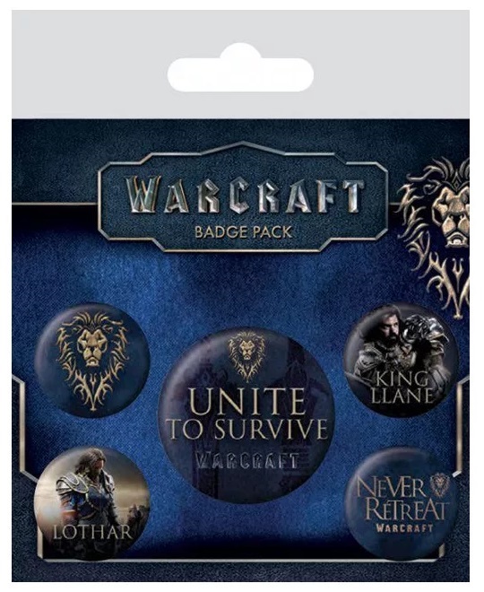 Warcraft Movie Alliance kitűző csomag