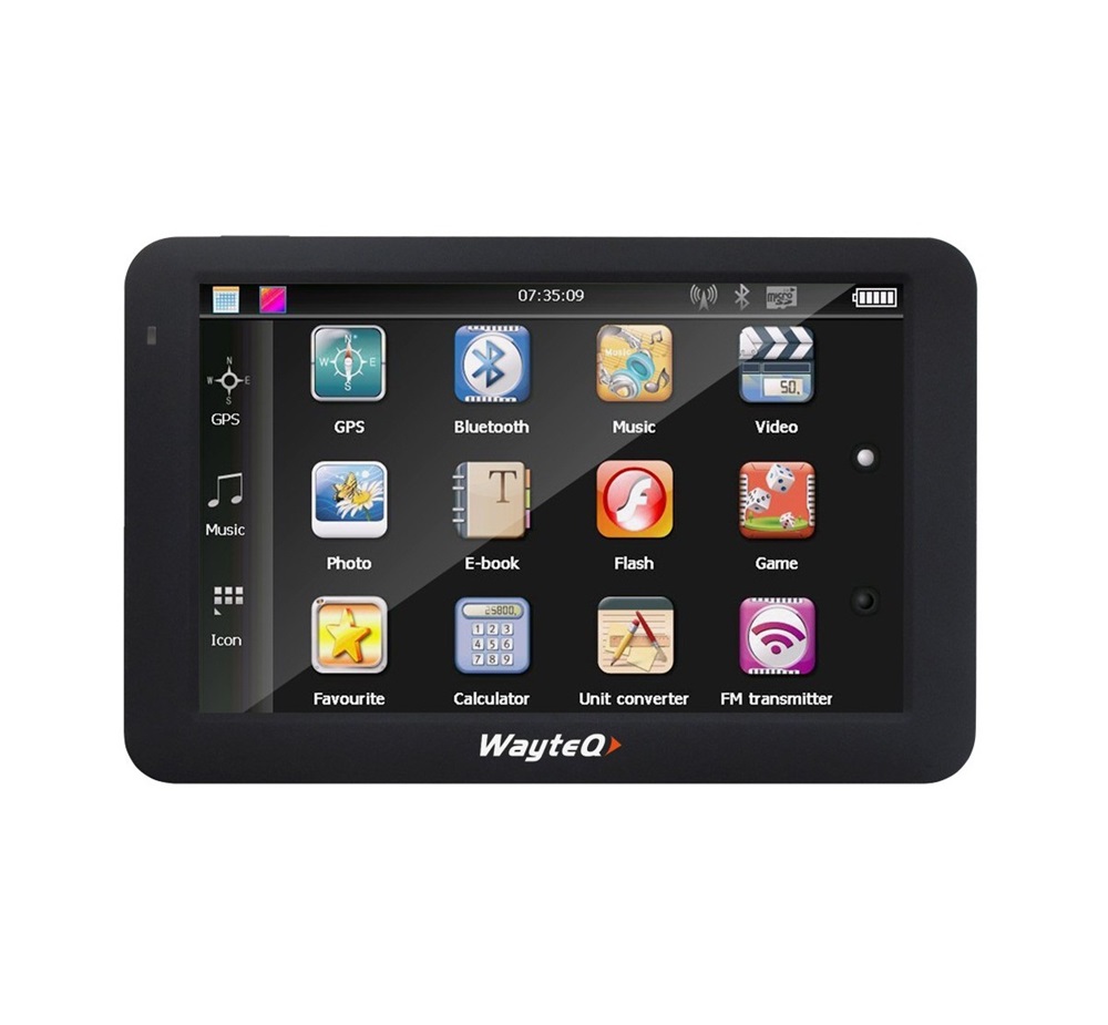 Wayteq WX985BT térkép nélküli navigáció