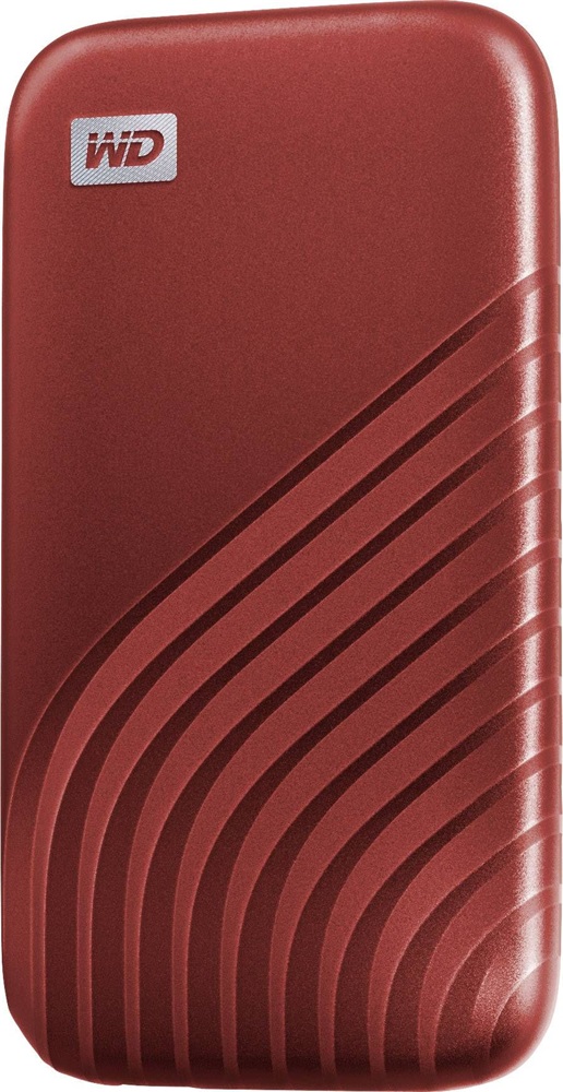 Western Digital 1TB USB 3.2 My Passport (WDBAGF0010BRD) piros külső SSD