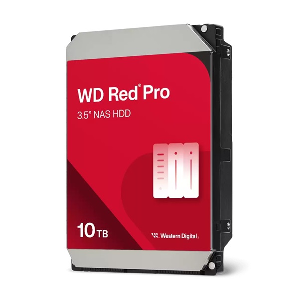 Western Digital 3,5" 10000GB belső SATAIII 7200RPM 256MB RED PRO WD103KFBX winchester 5 év