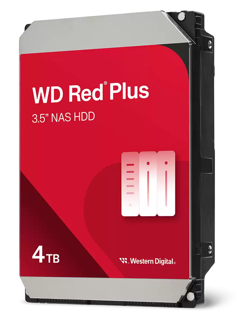 Western Digital 3,5" 4000GB belső SATAIII 5400RPM 256MB RED PLUS WD40EFPX winchester 3 év