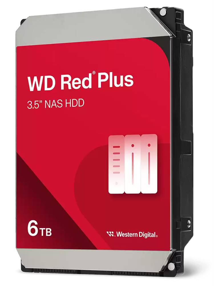 Western Digital 3,5" 6000GB belső SATAIII 5400RPM 256MB RED PLUS WD60EFPX winchester 3 év