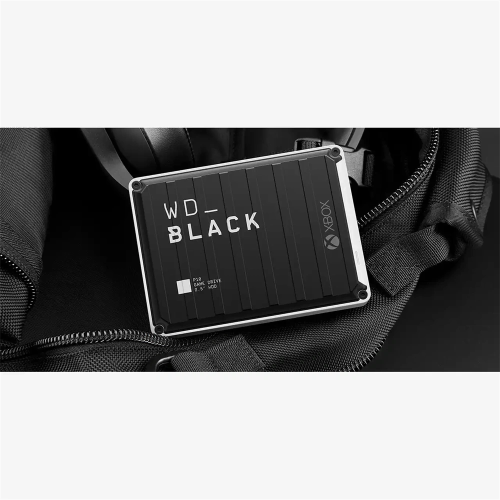 Western Digital 4TB USB 3.2 Gen1 BLACK P10 Game Drive (WDBA5G0040BBK) fekete külső winchester