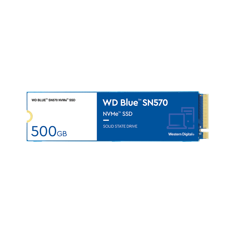 Western Digital 500GB M.2 2280 SN570 NVMe Blue (WDS500G3B0C) SSD